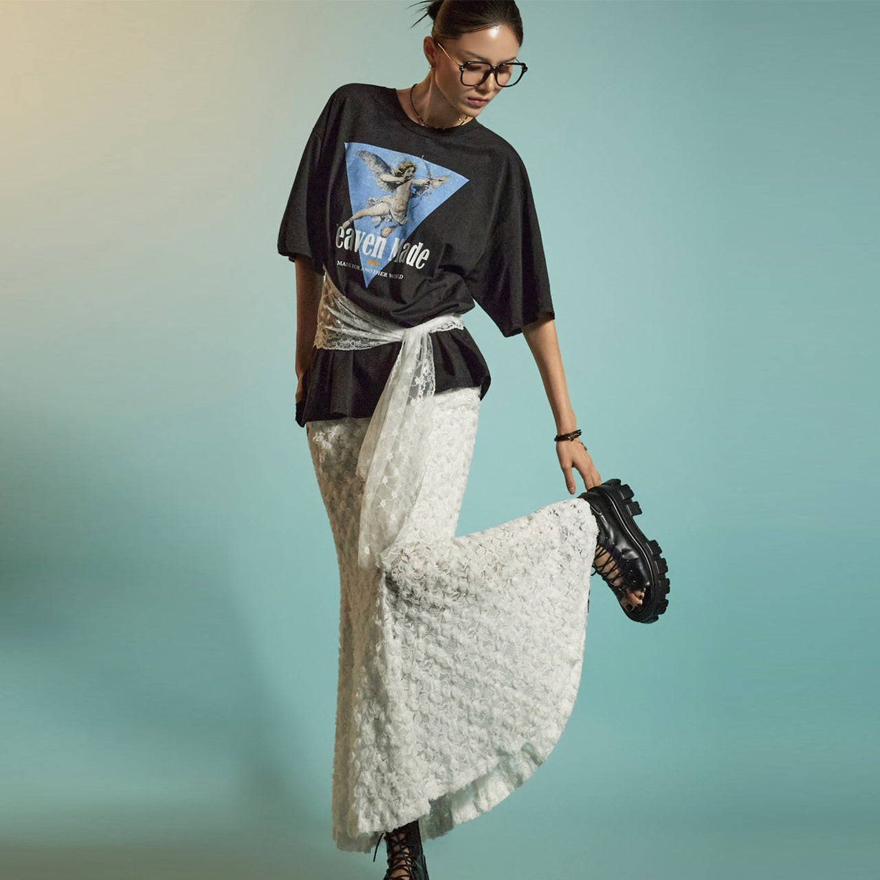 SK3026 Rose Mermaid Skirt