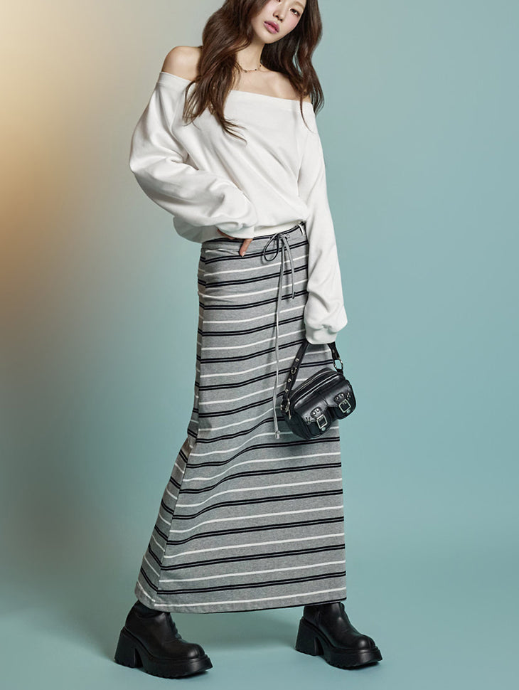 SK3027 Striped Skirt