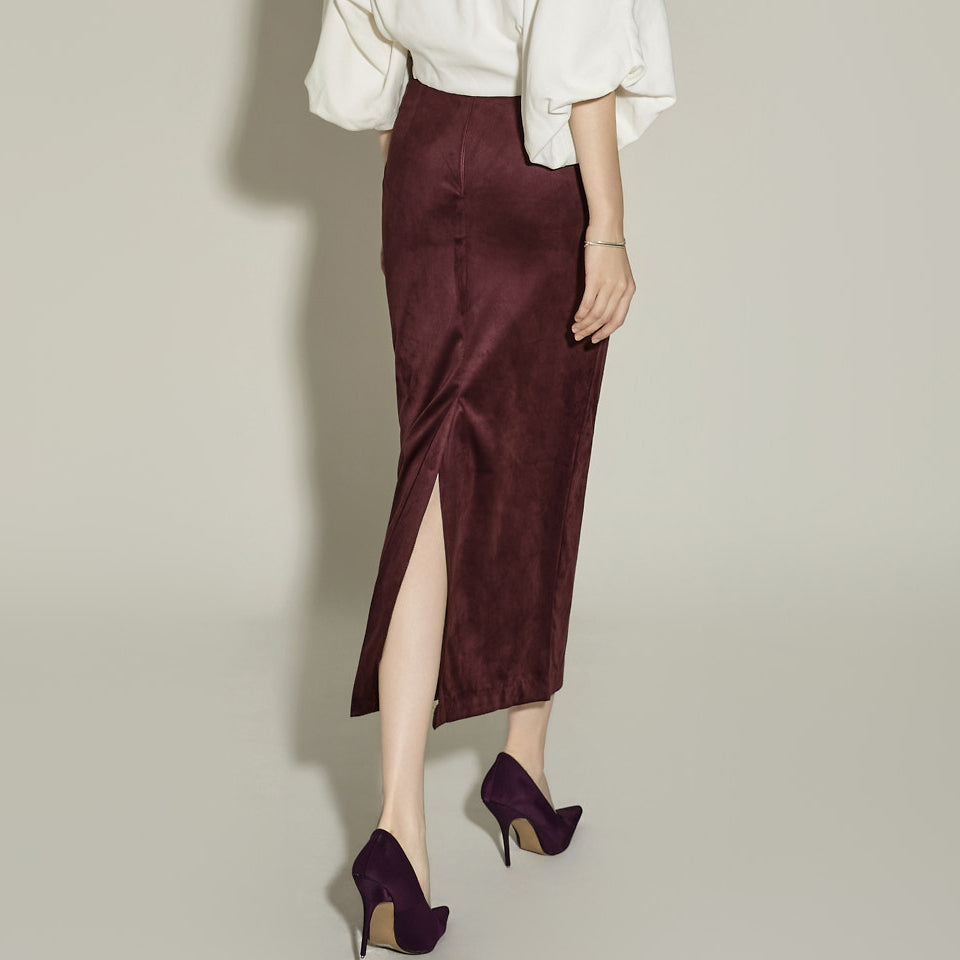 SK3084 Suede Skirt