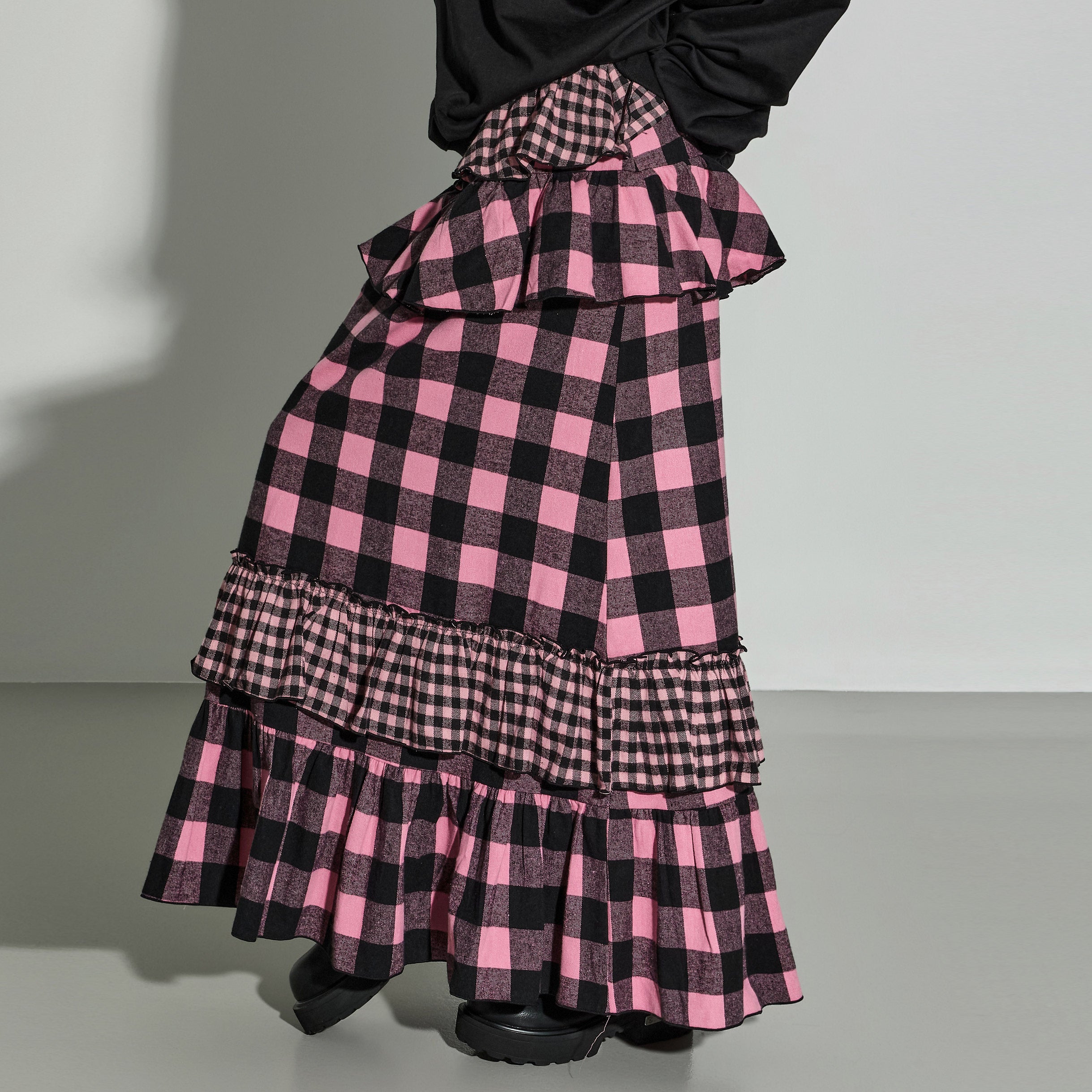 SK3093 Check Skirt