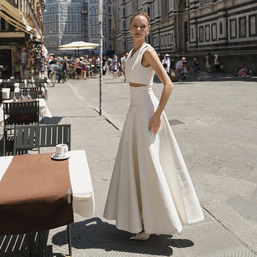 SK9244 リネンフレアスカート