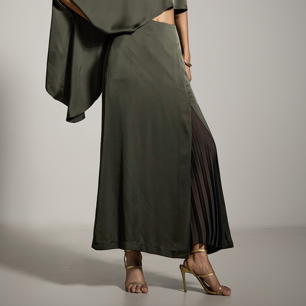 SK9274 Layered Pleats Skirt