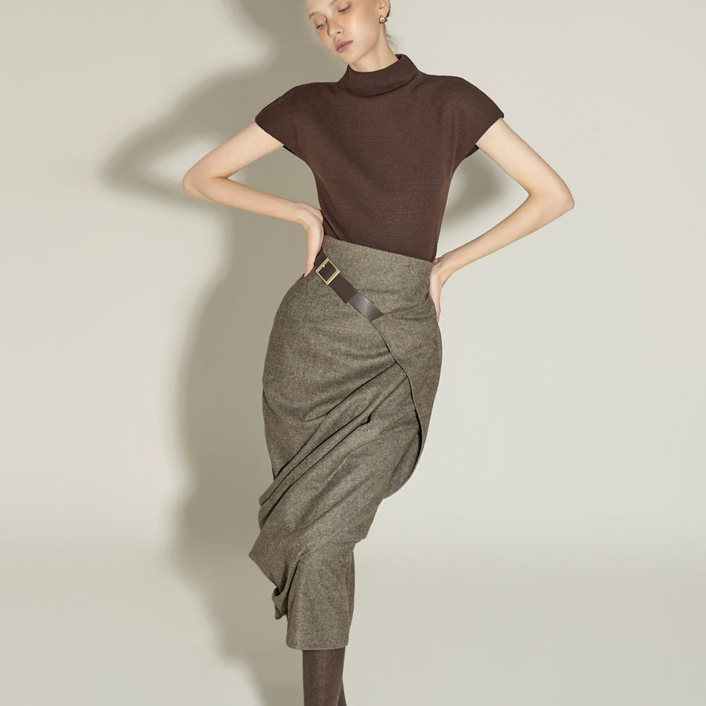 SK9290 Skirt with Belt