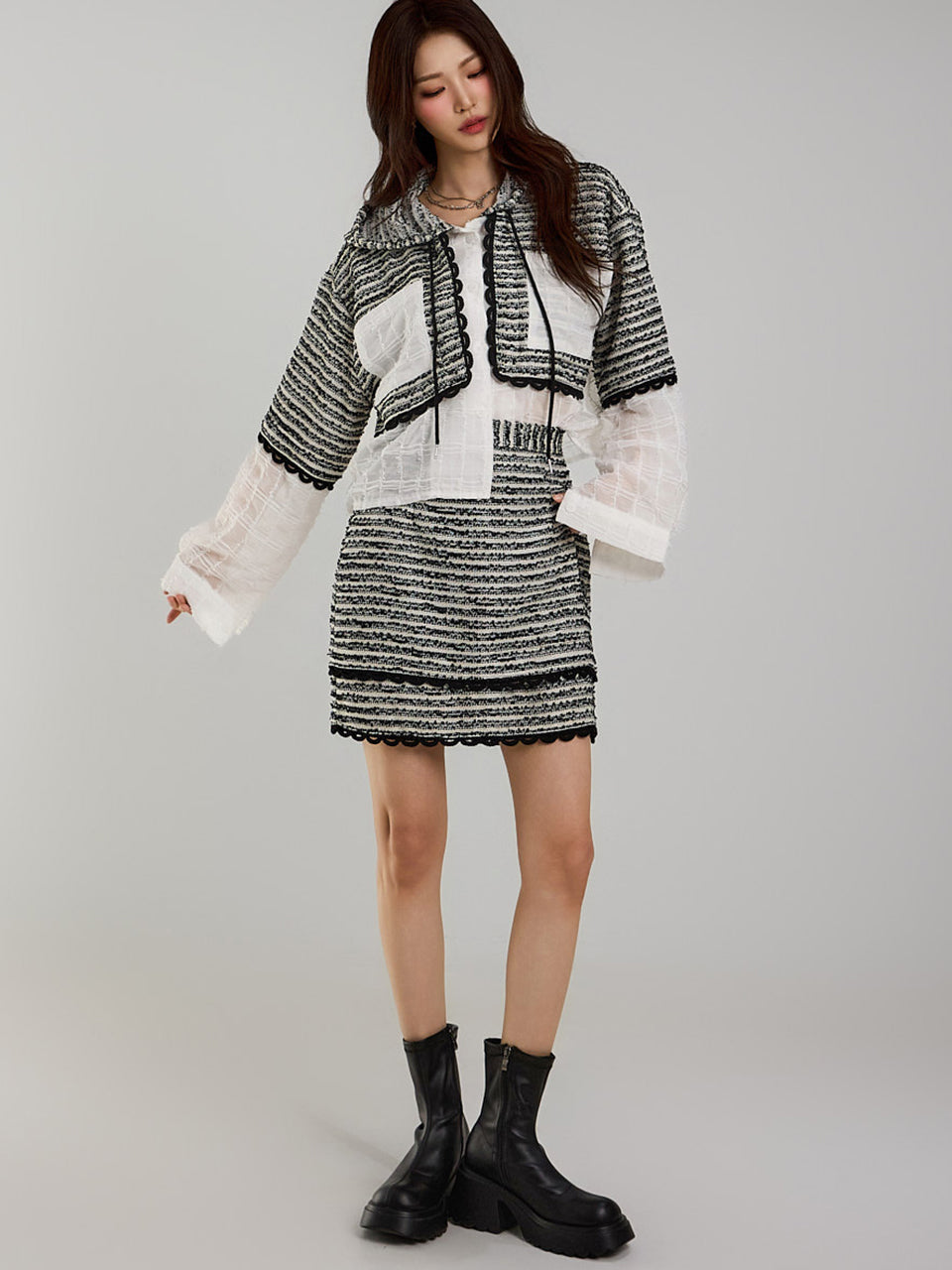 TP2076 フード付きスカートセット