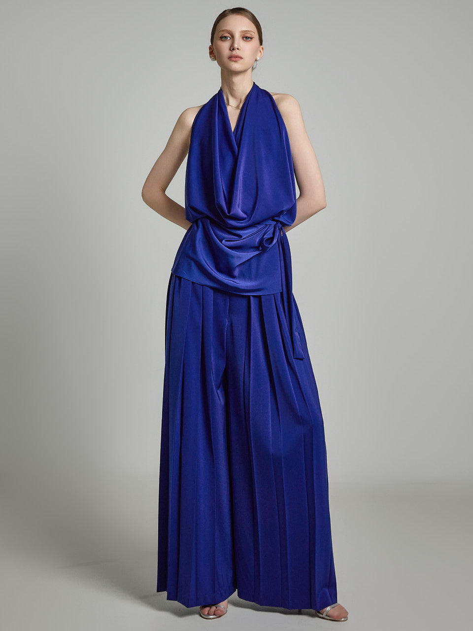 TP2096 Blouse and Slacks Set