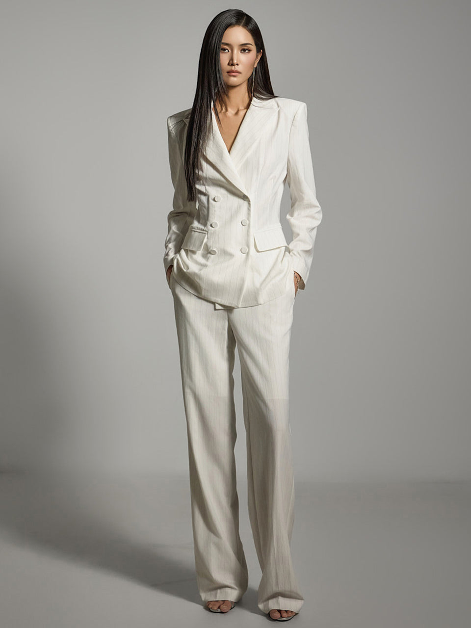 TP2109 Stripe Suit Set