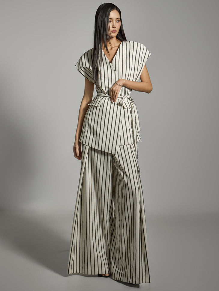 TP2112 リネンベスト&パンツセット