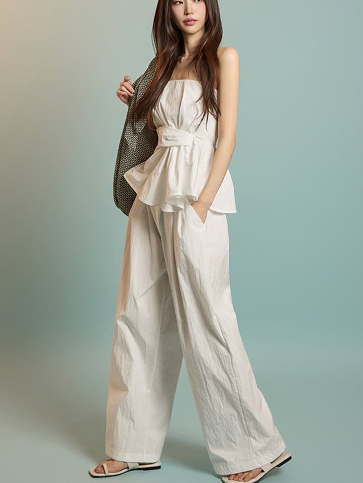 TP2140 オフショルダートップス&パンツセット