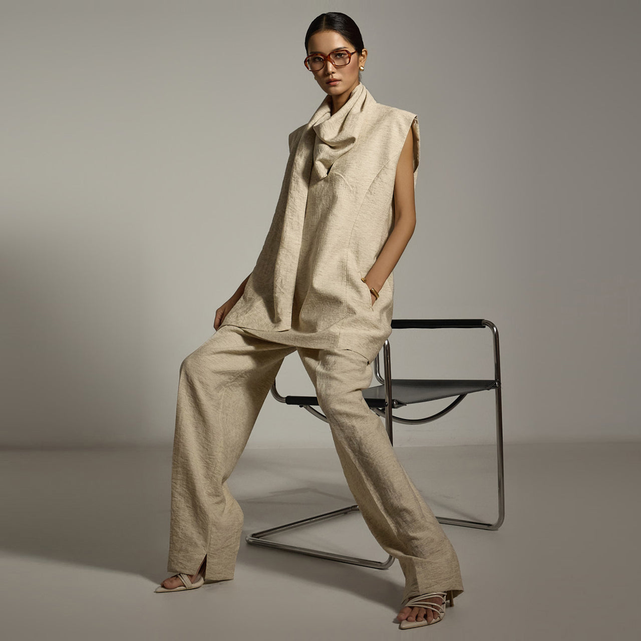 TP2152 ブラウス&パンツセット