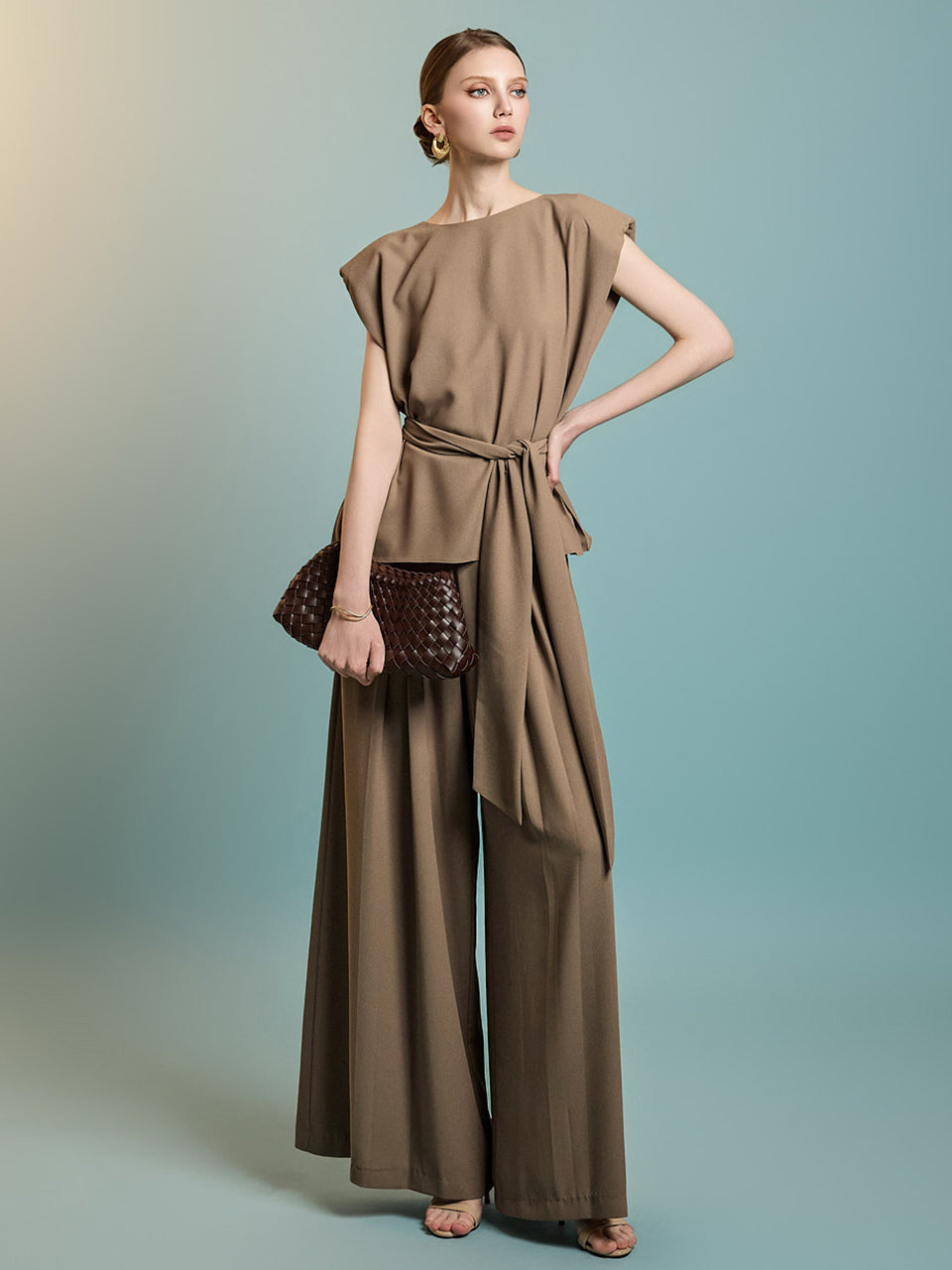 TP2165 Blouse and Slacks Set