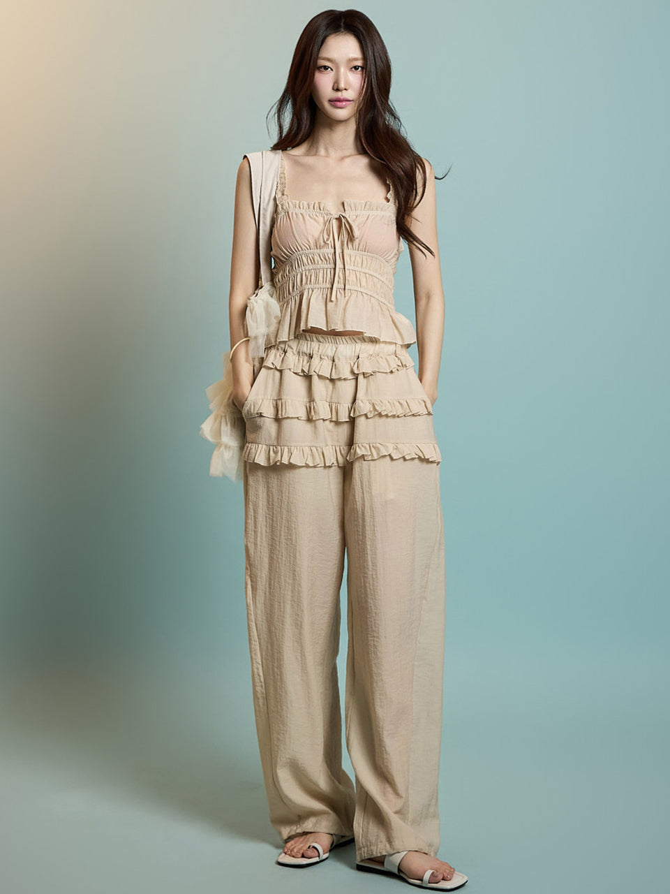 TP2175 Sleeveless and Pants Set