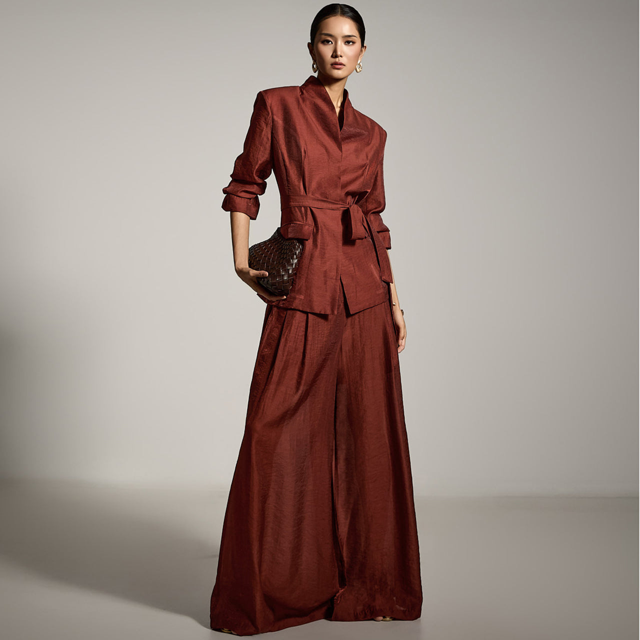 TP2177 シアージャケット&スラックスセット