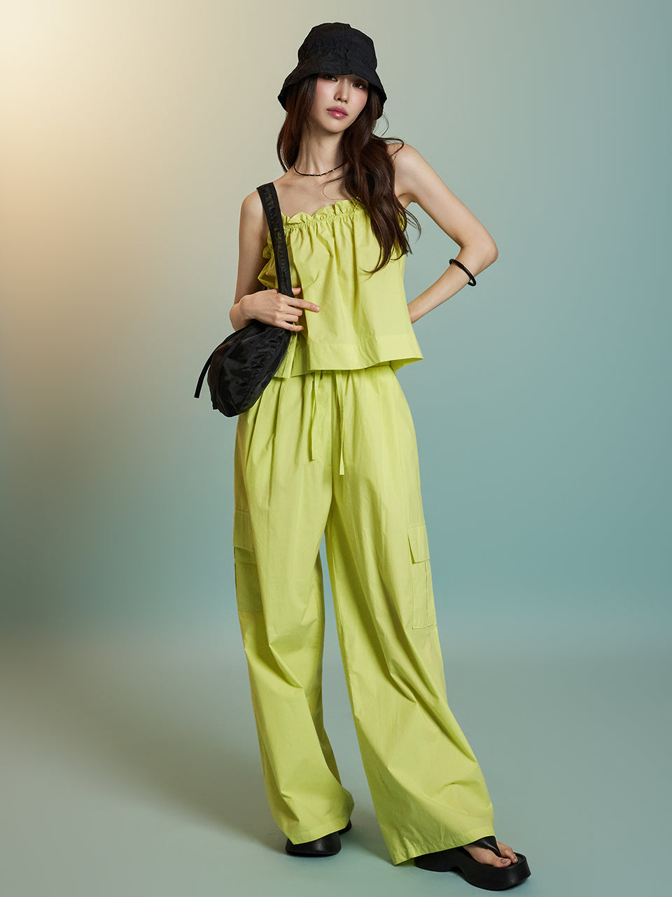 TP2204 ノースリーブ&パンツセット