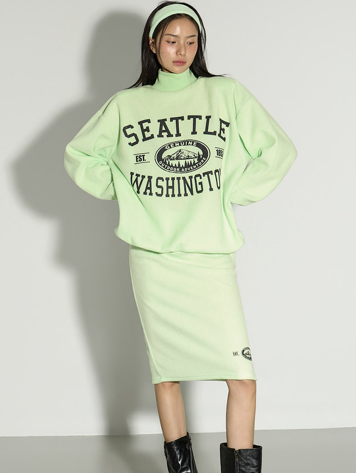 TP2309 Fleece Top and Skirt Set