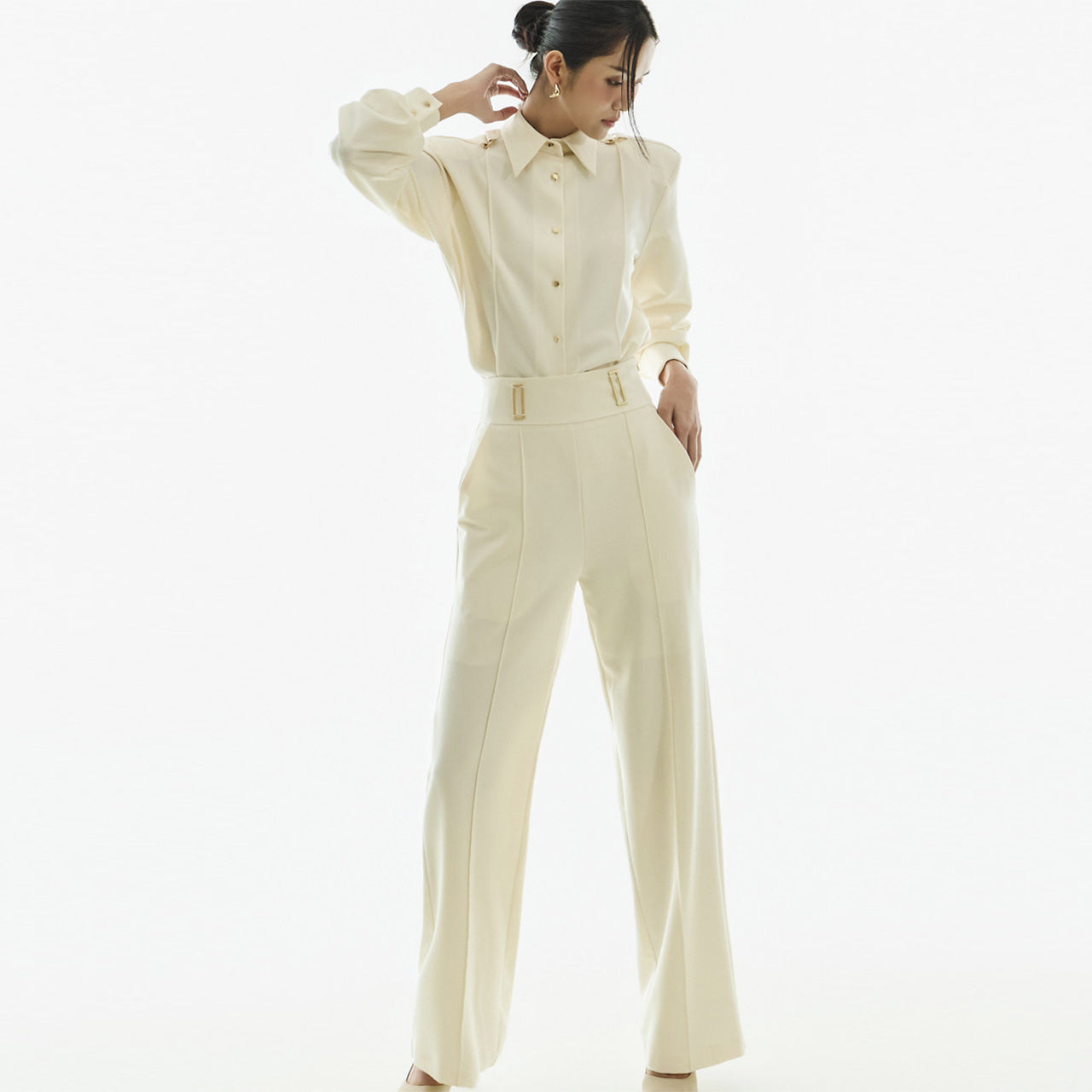 TP2315 Blouse and Slacks Set