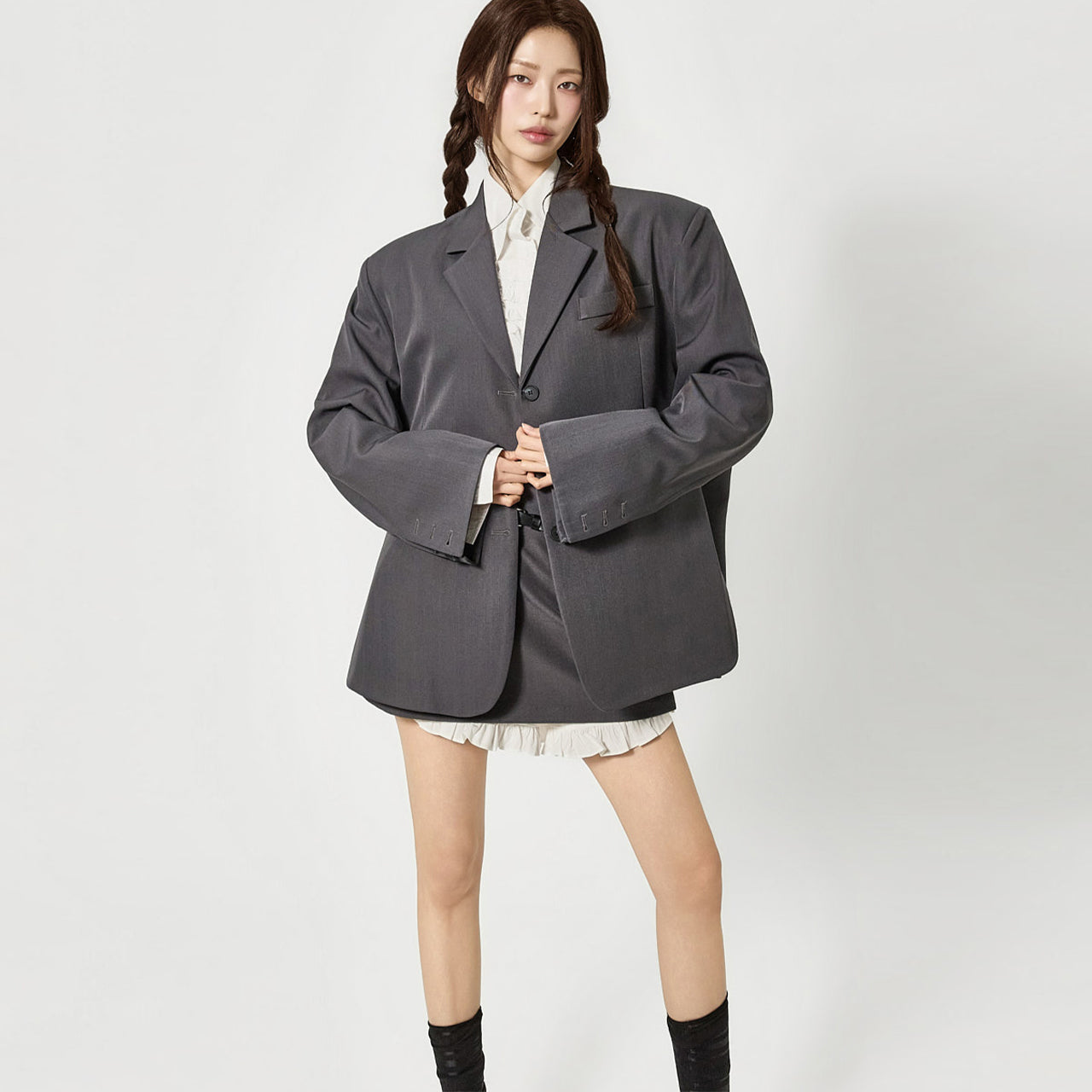 TP2355 夹克和半身裙套装