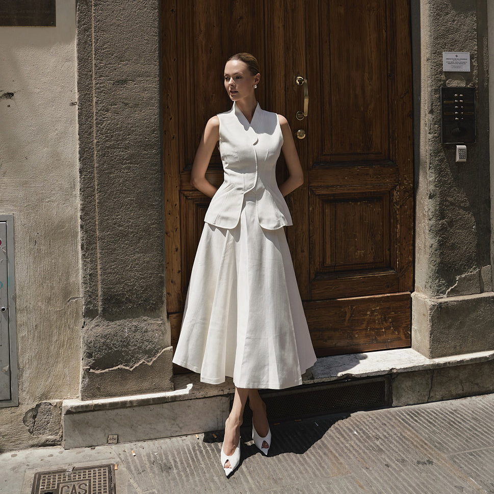 TP9148 衬衫和裙子套装