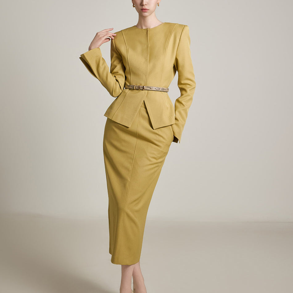 TP9165 夹克和裙子套装