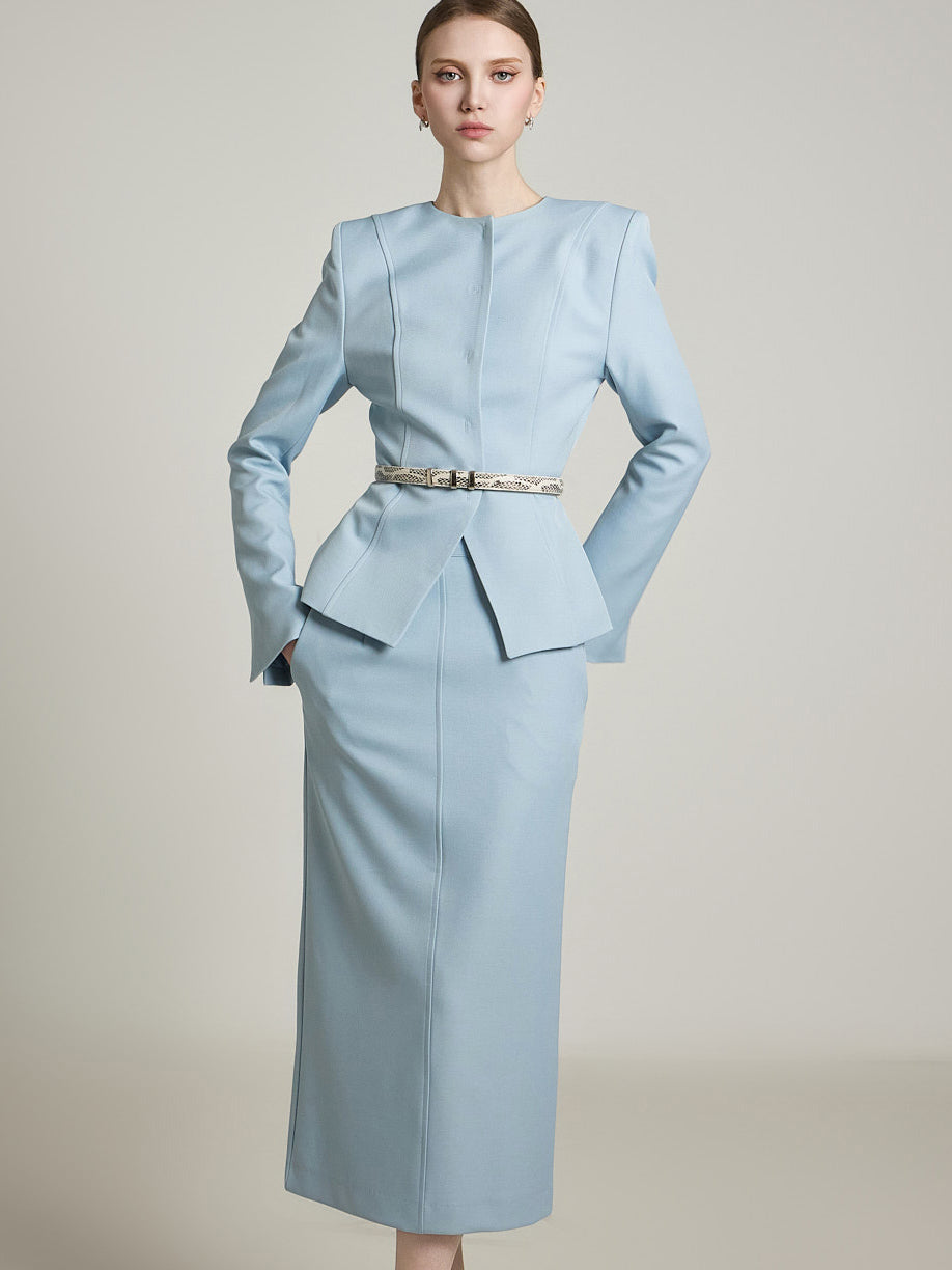 TP9165 夹克和裙子套装