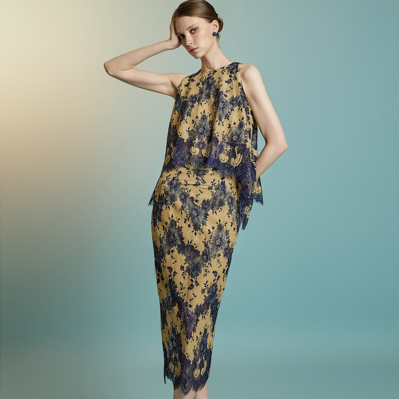 TP9176 ブラウス&スカートセット