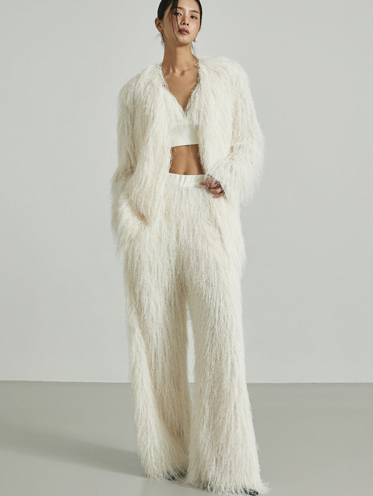 TP9191 Jacket Sleeveless Top Pants Set