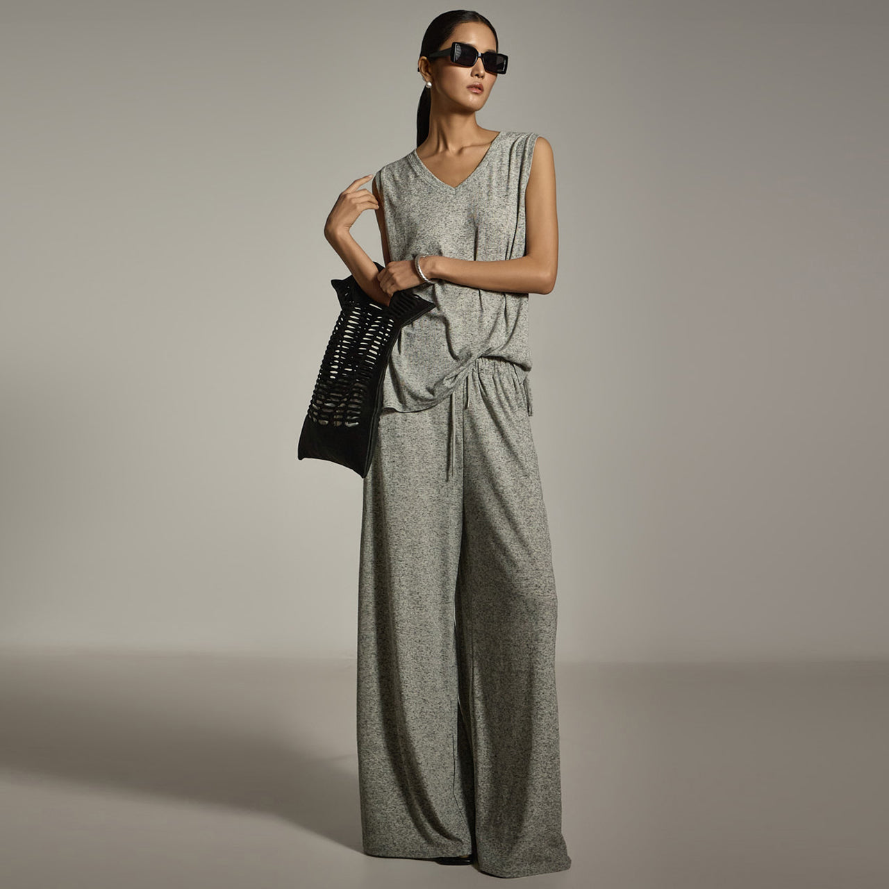 TR043 亚麻运动套装