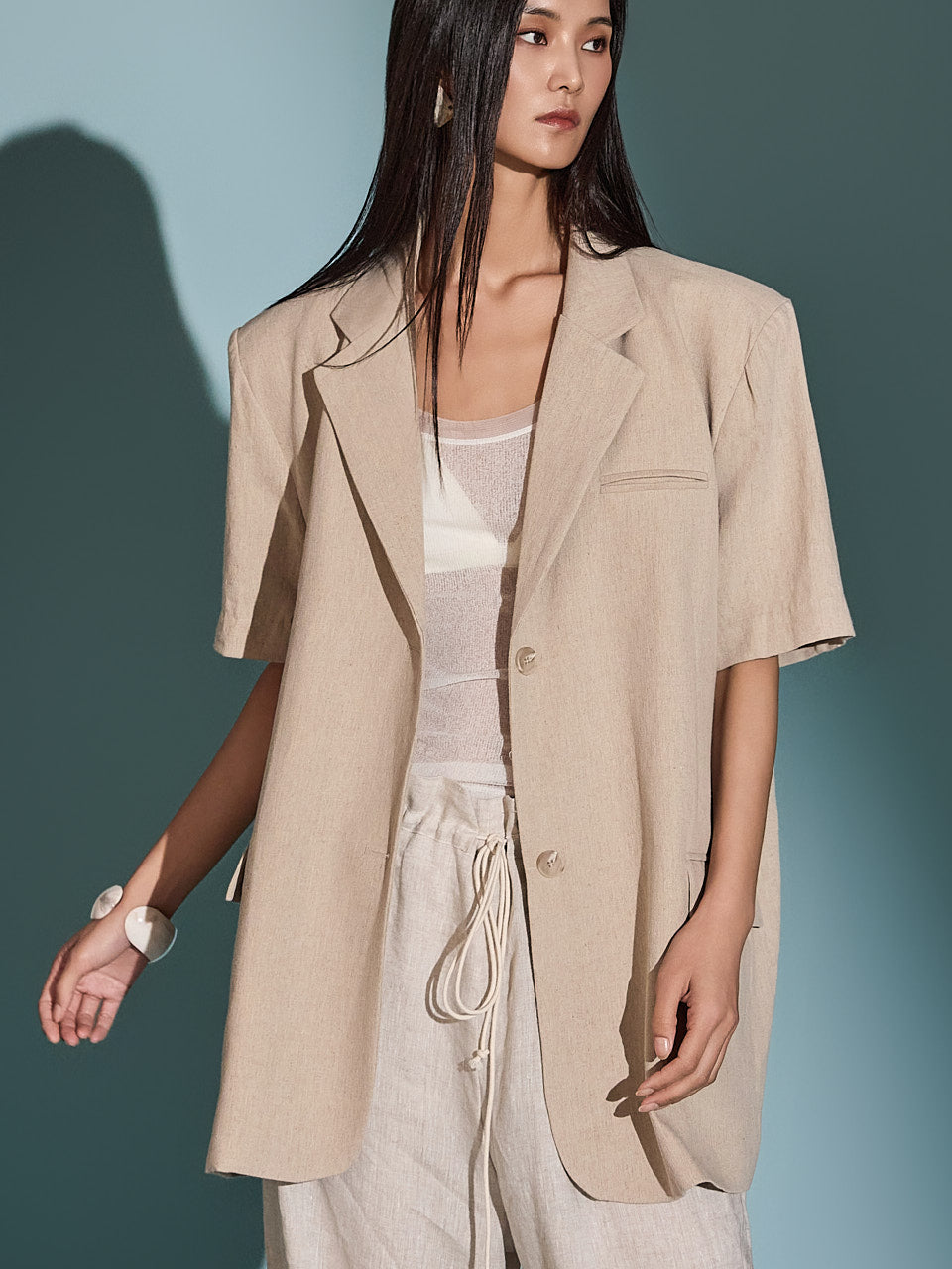 J2317 リネンジャケット