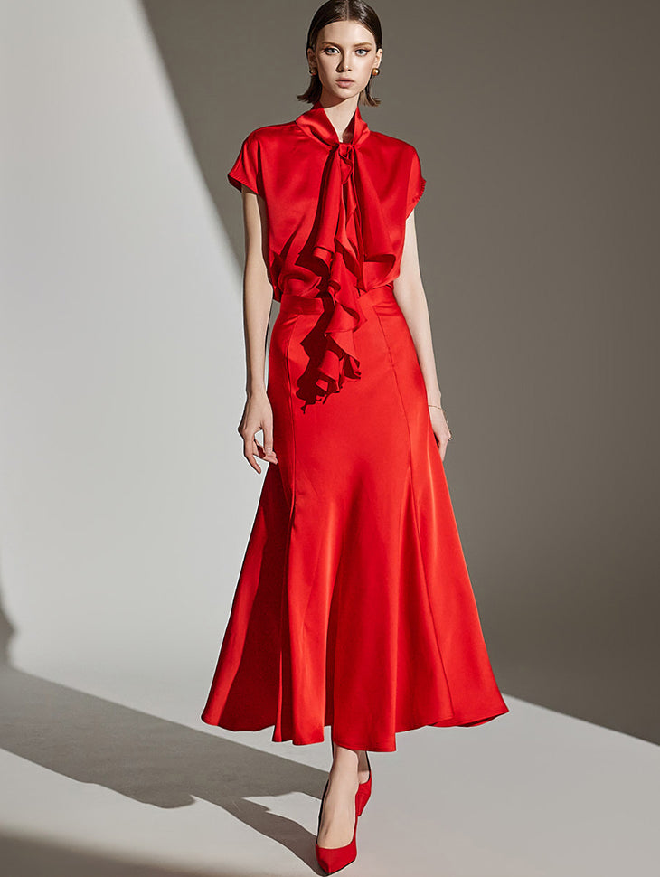 TP1581 ブラウス&スカート ツーピース