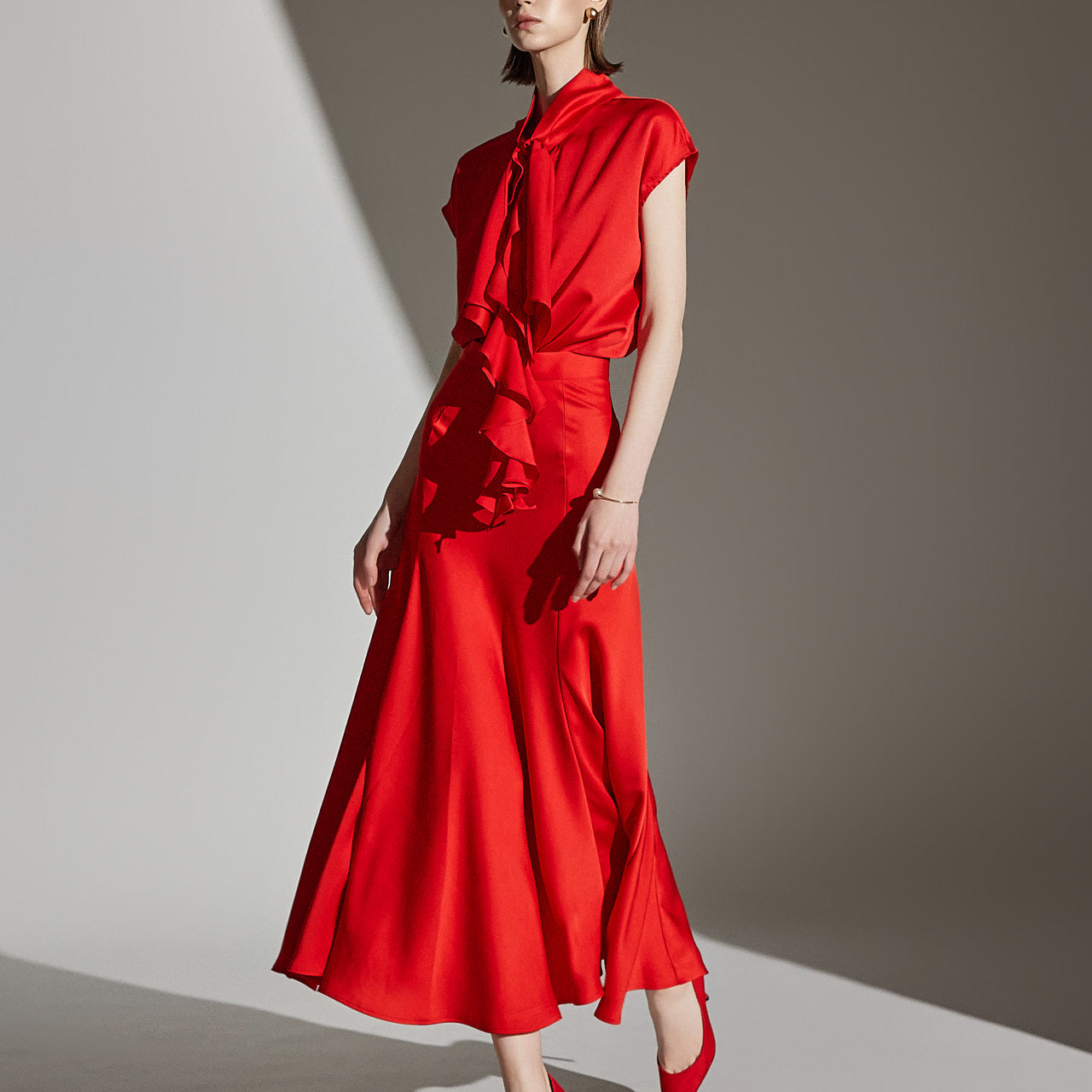 TP1581 ブラウス&スカート ツーピース