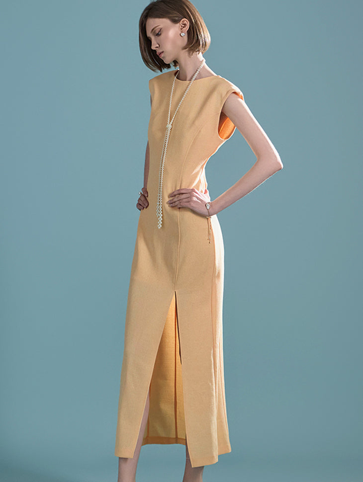 D5021 Slit Dress