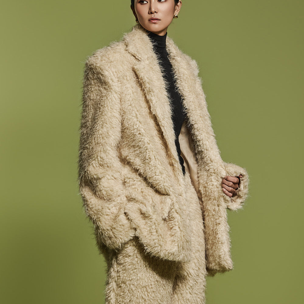 J2494 Fake fur Jacket