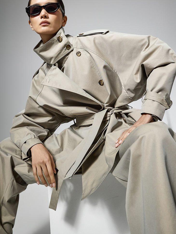 J3094 Strap Set Half Trench Jacket