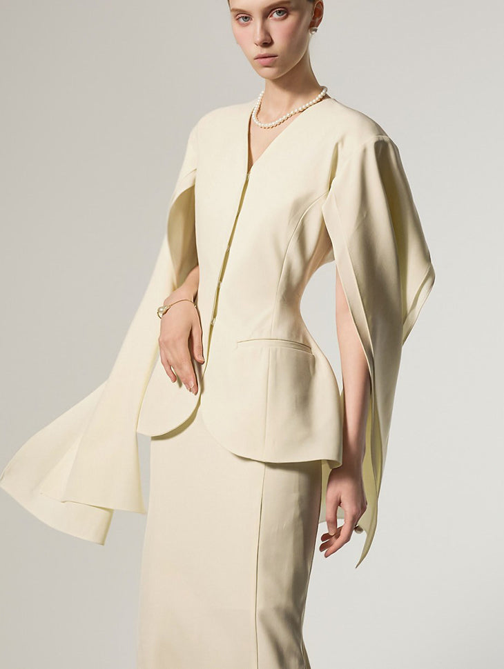 J9369 斗篷修身夹克