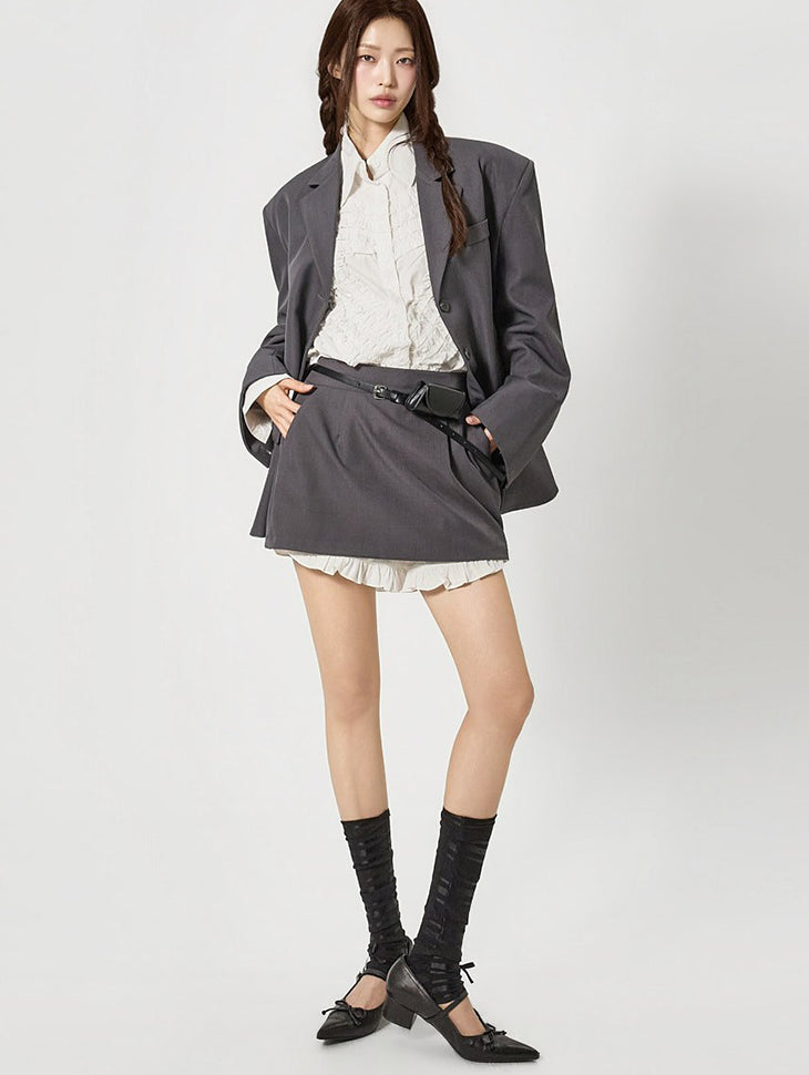 TP2355 夹克和半身裙套装