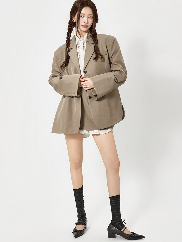 TP2355 夹克和半身裙套装