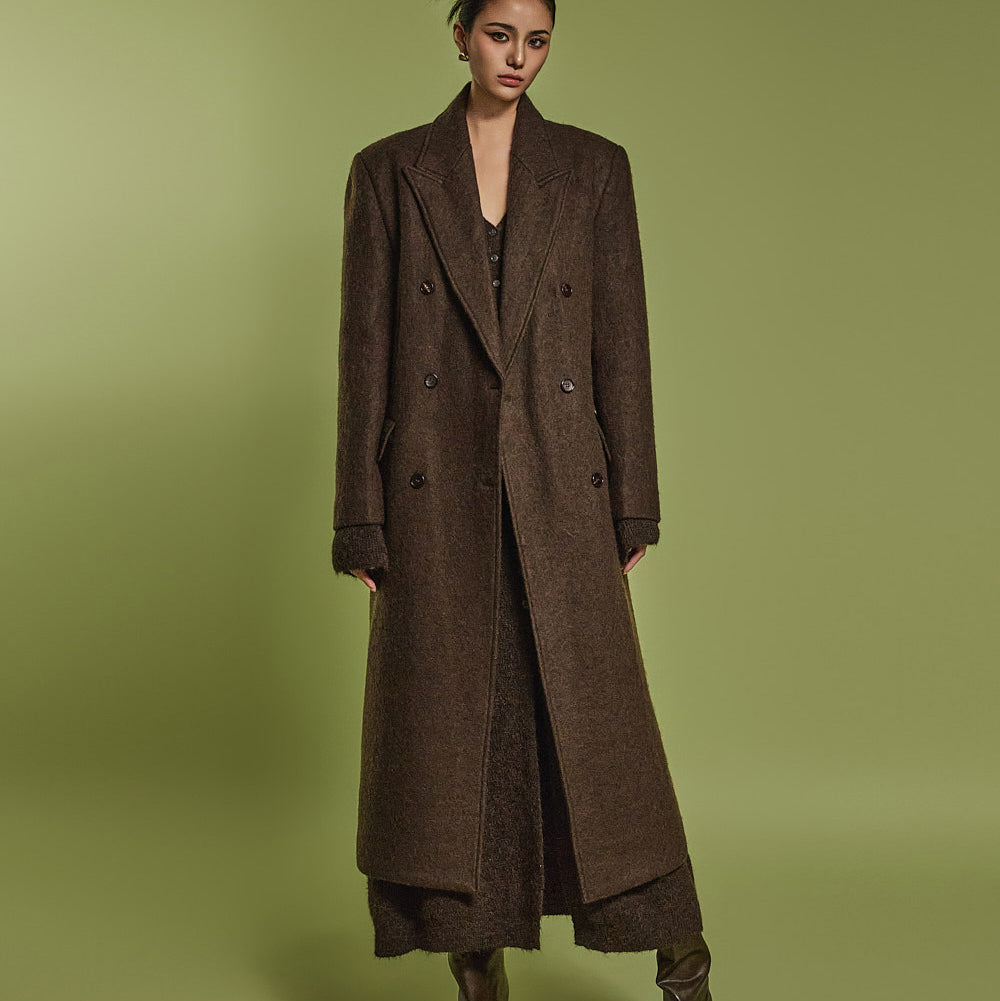 J2466 Wool Long Coat