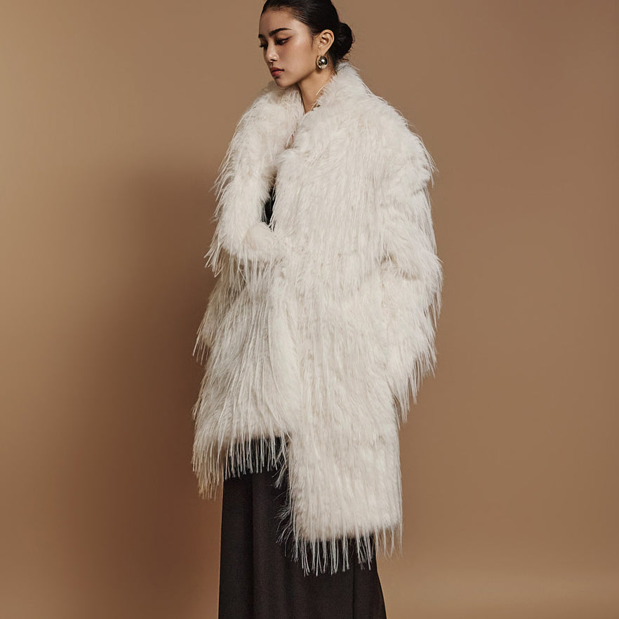 J2497 Faux Fur Coat