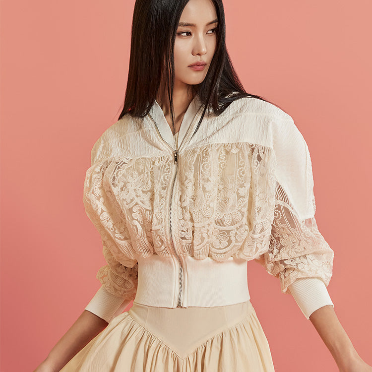 J2162 Lace Blouson