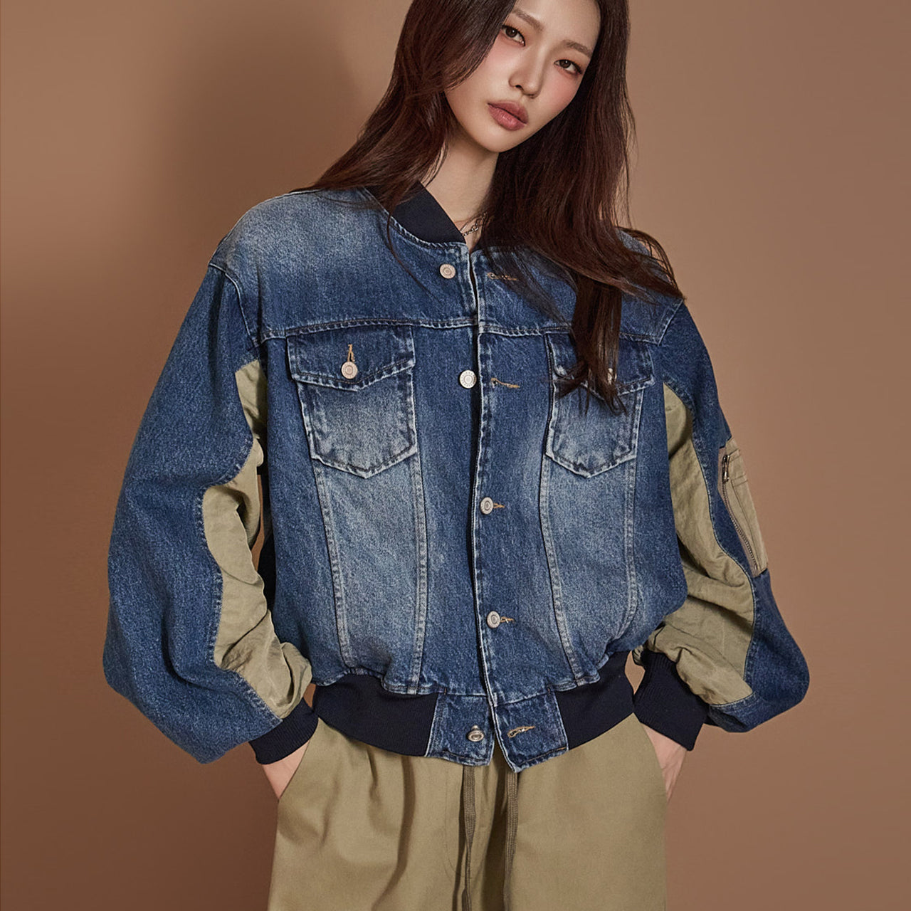 J2404 Denim Blouson jacket