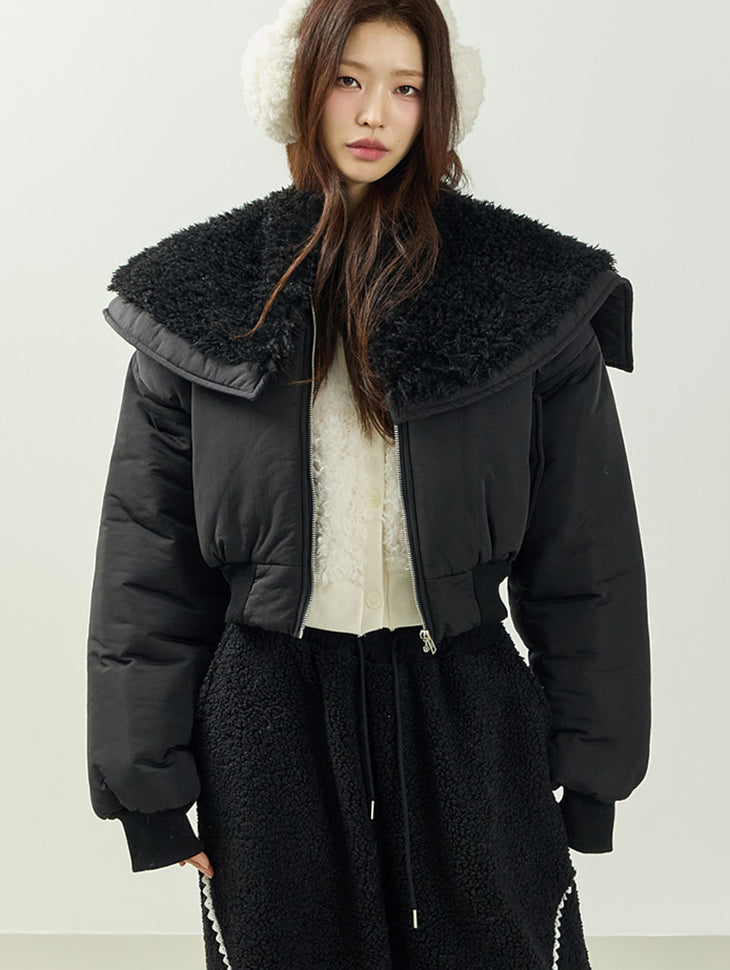 J3061 Wide Collar Jacket