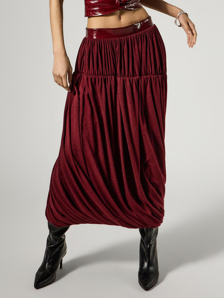 SK3170 Balloon Shirring Skirt