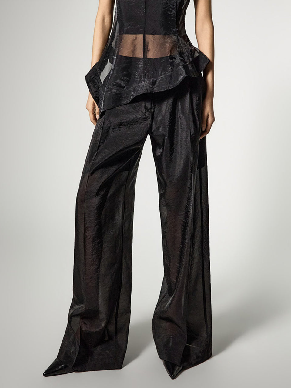 P3799 欧根纱长裤