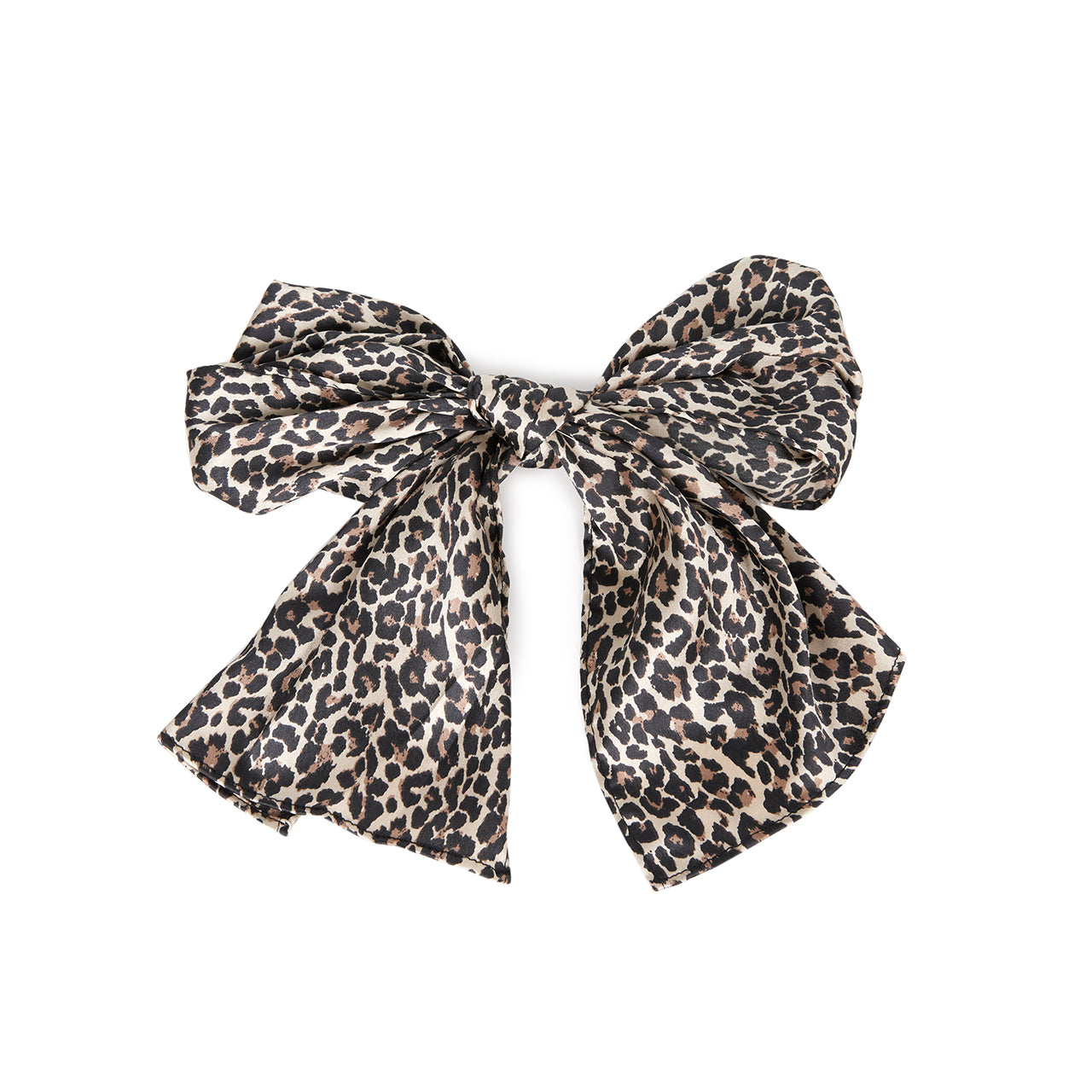 AP-470 Big Ribbon Leopard Pattern Hair clip