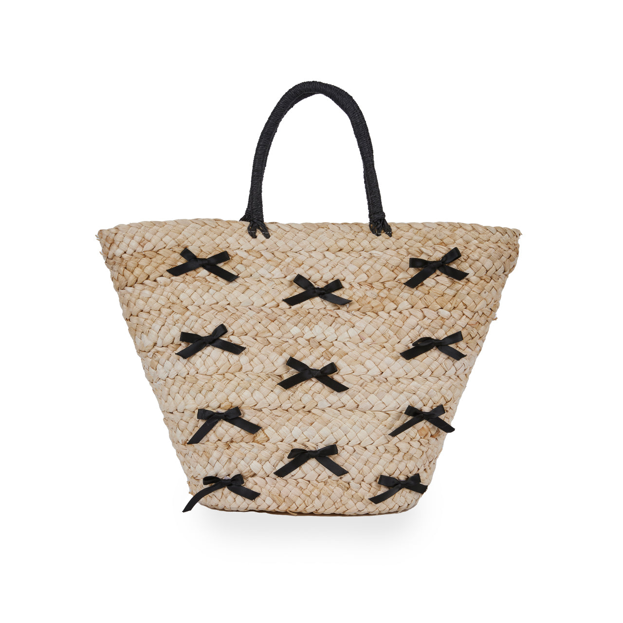 A-1571 Ribbon Rattan Bag