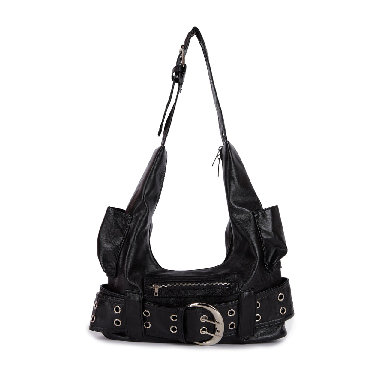 A-1606 Belted Shoulder Bag