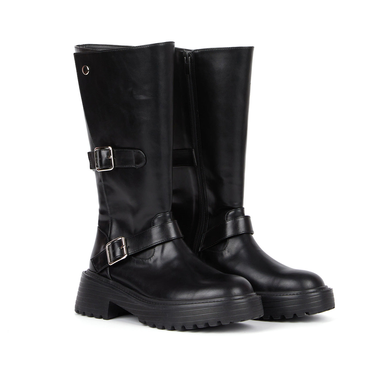 AR-3334 Belted Middle Boots