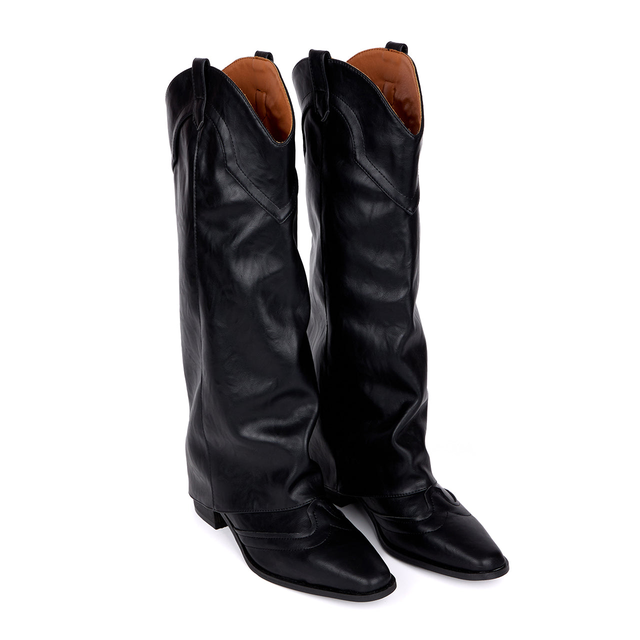 AR-3354 Western Fold Over Middle Boots