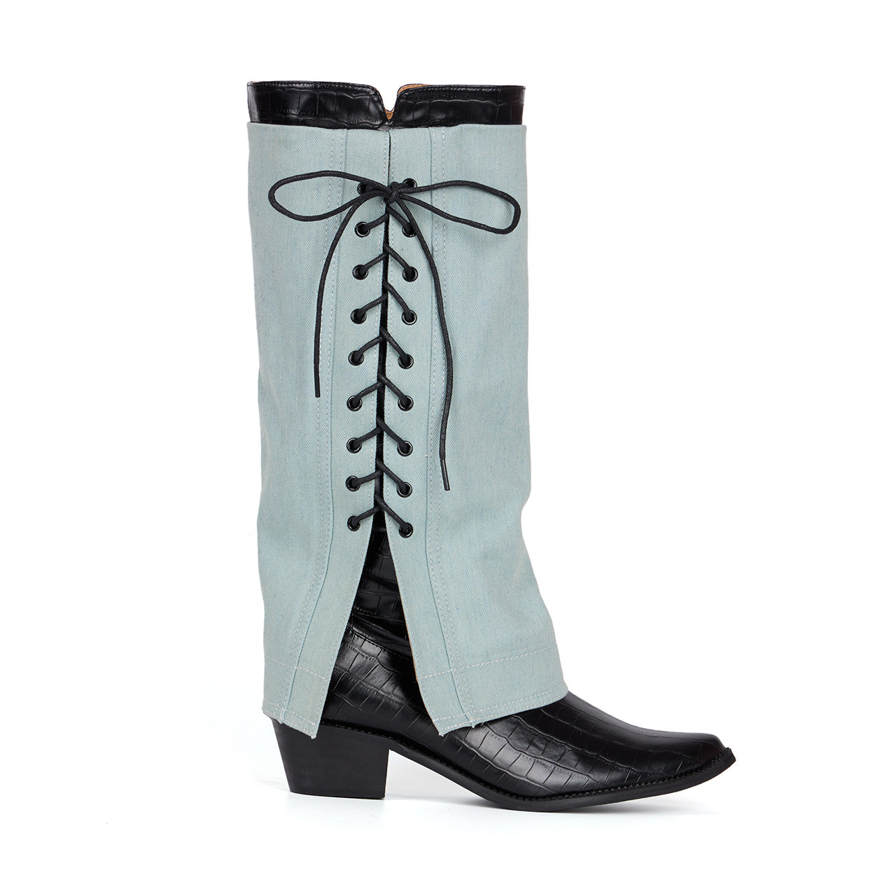 AR-3362 Eyelet Long Boots