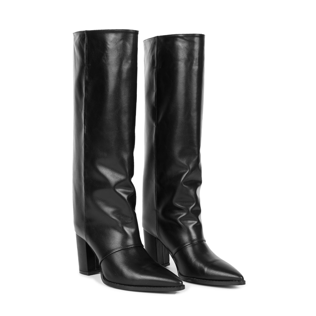 AR-3369 Leather Long Boots