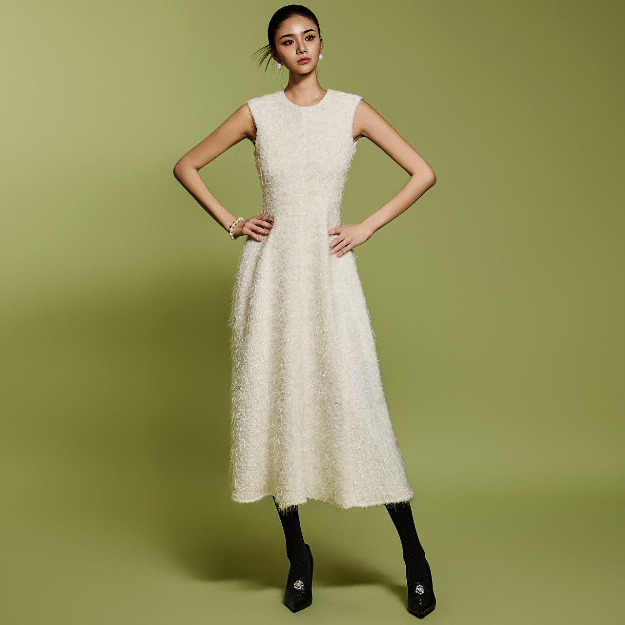 D5141 Bouclé Dress